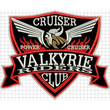 Nášivka valkyrie červená